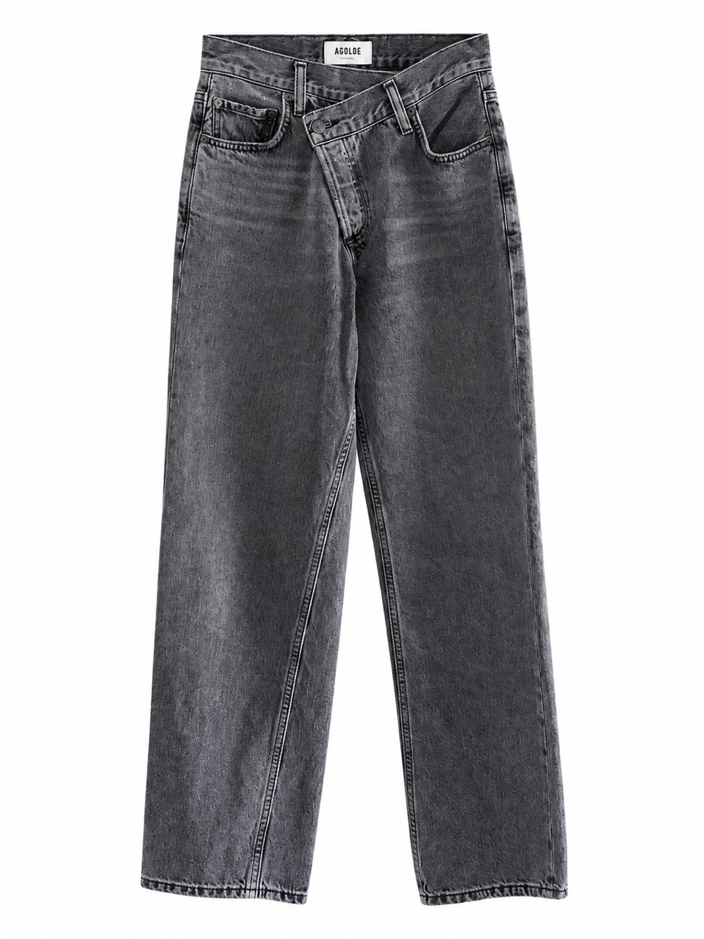 AGOLDE Criss Cross Upsized Jeans Synchronize Black Size 23